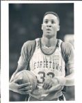 1988-91 Alonzo Mourning Georgetown Hoyas The Sporting News Collection Archives Original Photo (Sporting News Collection Hologram/MEARS Photo LOA) - Lot of 10