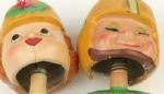 1962-64 Green Bay Packers NFL Kissing Pair - Tough Find