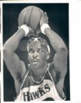 1981-88 Moses Malone Houston Rockets Sixers Bullets "TSN Collection Archives" Original Photo (Sporting News Collection Hologram/MEARS Photo LOA) - Lot of 14