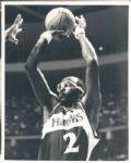 1981-88 Moses Malone Houston Rockets Sixers Bullets TSN Collection Archives Original Photo (Sporting News Collection Hologram/MEARS Photo LOA) - Lot of 14