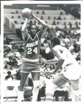 1981-88 Moses Malone Houston Rockets Sixers Bullets TSN Collection Archives Original Photo (Sporting News Collection Hologram/MEARS Photo LOA) - Lot of 14