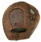 1920s George Sisler St. Louis Browns Rawlings Store Model First Basemans Mitt 