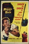 1957 Monkey On My Back Barney Ross Boxing 27" x 41" Original Movie Poster 