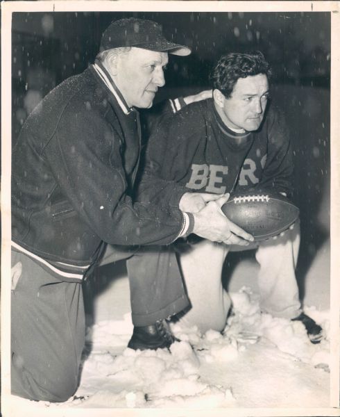 1933-70 Sid Luckman Chicago Bears "The Sporting News Collection Archives" Original Photo (Sporting News Collection Hologram/MEARS Photo LOA) - Lot of 4