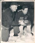 1933-70 Sid Luckman Chicago Bears "The Sporting News Collection Archives" Original Photo (Sporting News Collection Hologram/MEARS Photo LOA) - Lot of 4