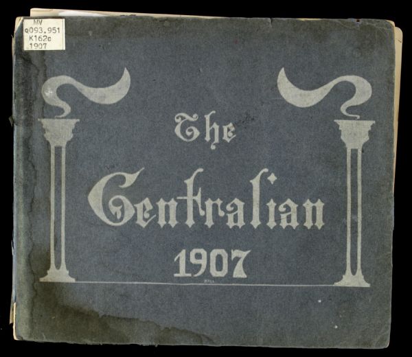 1907 The Centralian Yearbook With Hall of Fame New York Yankees Manager Casey Stengel Baseball Photo 