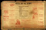 1900 Rare Official Base Ball Reports 18 1/4" x 12" Tavern Card August Class A Milwaukee Brewers Managed by Connie Mack