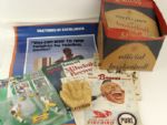 1970s-90s Football Basketball Collection - Vintage Michael Jordan Poster Brett Favre Spalding Original Basketball Box 
