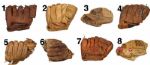 Player Endorsed Store Model Baseball Gloves - Lot of 8