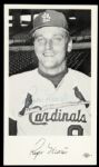 1967-68 High Grade Near Mint Roger Maris St. Louis Cardinals 3 1/4" x 5 1/2" Postcard