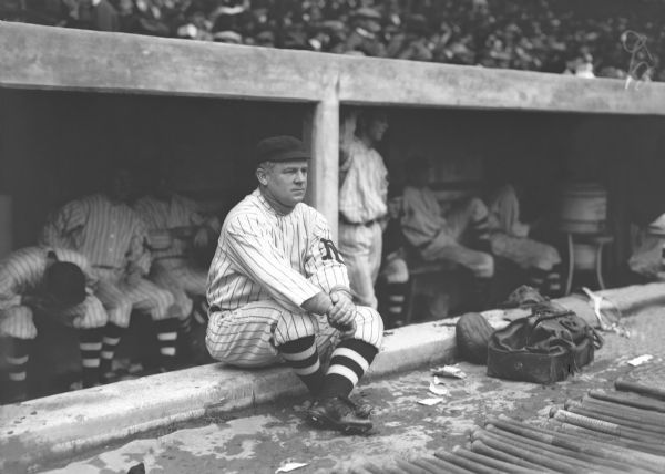 1912 John McGraw New York Giants Charles Conlon Original 11" x 14" Photo Hand Developed from Glass Plate Negative & Published (The Sporting News Hologram/MEARS Photo LOA)