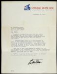 1979 Bill Veeck Chicago White Sox Owner Signed Letter With Interesting Content Regarding Tony LaRussa - JSA 
