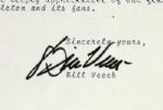 1979 Bill Veeck Chicago White Sox Owner Signed Letter With Interesting Content Regarding Tony LaRussa - JSA 