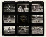 1990s Charles Conlon Color Masters Series 26 x 32 Baseball Posters With Babe Ruth Ty Cobb Walter Johnson Lou Gehrig Nolan Ryan - Lot of 4