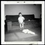 1962 Cal Ripken Jr. Baltimore Orioles Original 3 1/2" x 3 1/2" Photo Taken When He Was 2 Years Old 
