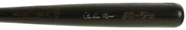 Pee Wee Reese Brooklyn Dodgers Signed Honus Wagner H&B Bat - JSA 