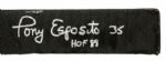 Tony Esposito Chicago Blackhawks Signed Hockey Stick With Inscription - (MEARS Auction LOA)