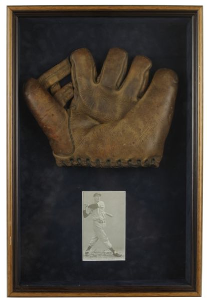 1940s Ted Williams Boston Red Sox Wilson A2210 Store Model Fielders Glove In Display Box