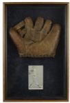 1940s Ted Williams Boston Red Sox Wilson A2210 Store Model Fielders Glove In Display Box
