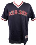2000s Troy OLeary Boston Red Sox Game Worn BP Jersey (MEARS Auction LOA)