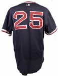 2000s Troy O'Leary Boston Red Sox Game Worn BP Jersey (MEARS Auction LOA)