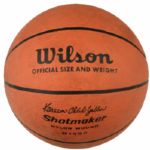 1980s Kareem Abdul Jabbar Los Angeles Lakers Milwaukee Bucks Wilson Store Model Basketball In Original Box 