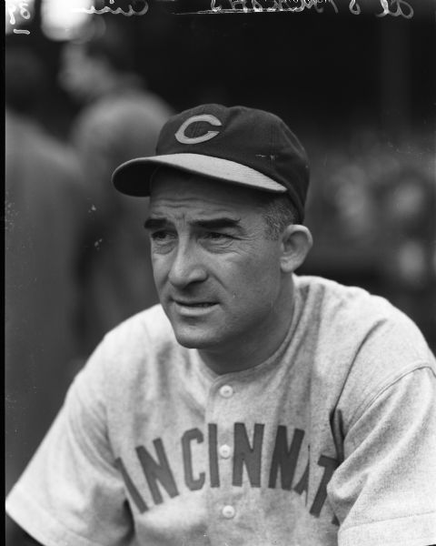 1939 Al Simmons Cincinnati Reds Charles Conlon Original 11" x 14" Photo Hand Developed from Glass Plate Negative & Published (The Sporting News Hologram/MEARS Photo LOA)