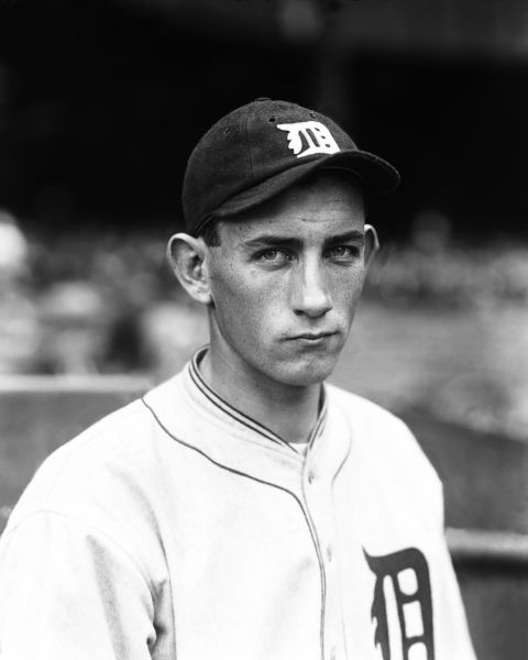 1925 Charlie Gehringer Detroit Tigers Charles Conlon Original 11" x 14" Photo Hand Developed from Glass Plate Negative & Published (The Sporting News Hologram/MEARS Photo LOA)