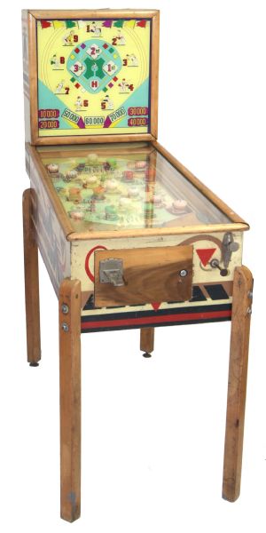 1940s-50s Slugger Pinball Machine 