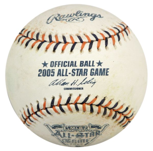 2005 All-Star Game Used Baseball (MEARS Auction LOA)