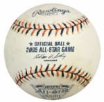 2005 All-Star Game Used Baseball (MEARS Auction LOA)