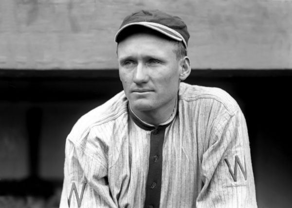 1914 Walter Johnson Washington Senators Charles Conlon Original 11" x 14" Photo Hand Developed from Glass Plate Negative & Published (The Sporting News Hologram/MEARS Photo LOA)