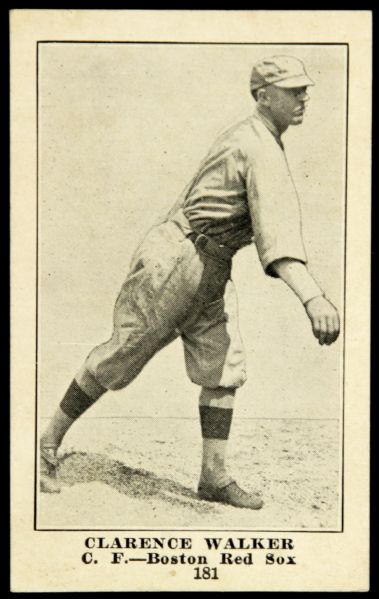 1917 Clarence Walker Boston Red Sox Boston Store #181  Card 