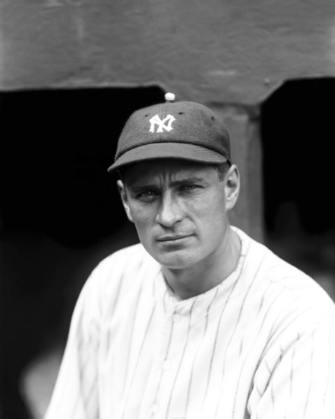 1925 Wally Pipp New York Yankees Charles Conlon Original 11" x 14" Photo Hand Developed from Glass Plate Negative & Published (The Sporting News Hologram/MEARS Photo LOA)