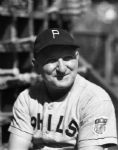 1942 Hans Lobert Philadelphia Phillies Charles Conlon Original 11" x 14" Photo Hand Developed from Glass Plate Negative & Published (The Sporting News Hologram/MEARS Photo LOA)