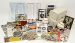 Ready Made Memorabilia Collection - Press Pins Signed Baseballs Postcards Cards Autographs (50+ Items)