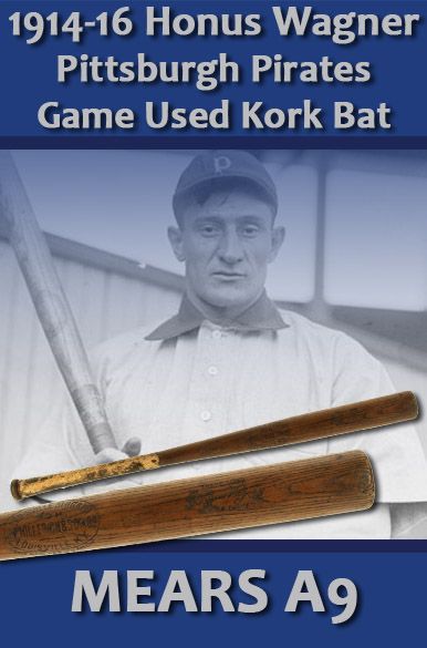1914-16 Honus Wagner Pittsburgh Pirates JF Hillerich & Sons Co. Louisville Slugger Professional Model Game Used Bat (MEARS A9) 