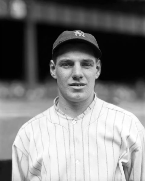 1925 Leo Durocher New York Yankees Charles Conlon Original 11" x 14" Photo Hand Developed from Glass Plate Negative & Published (The Sporting News Hologram/MEARS Photo LOA)