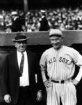 1923 Joe Tinker Frank Chance Charles Conlon Original 11" x 14" Photo Hand Developed from Glass Plate Negative & Published (The Sporting News Hologram/MEARS Photo LOA)