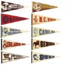 1970s Basketball & Football Pennant - Lot of 46