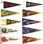 1970s Basketball & Football Pennant - Lot of 46