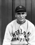 1921 Luke Sewell Cleveland Indians Charles Conlon Original 11" x 14" Photo Hand Developed from Glass Plate Negative & Published (The Sporting News Hologram/MEARS Photo LOA)