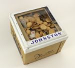 1950s Johnston Cookies Milwaukee Braves Promotional Sign & Table Top Store Display With Cards 