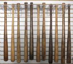 1917-31 H&B Louisville Slugger Professional Model Game Used Bats (Lot of 12) MEARS Auction LOA