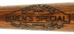 1926-41 Paul Waner Kren's Special Professional Model Game Used Bat (MEARS A6)