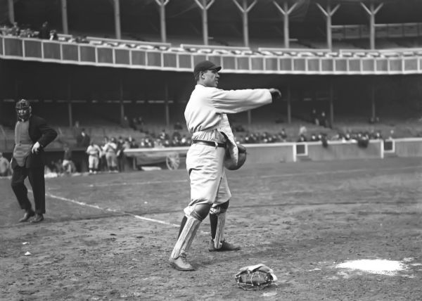 1909 Chief Meyers New York Giants Charles Conlon Original 11" x 14" Photo Hand Developed from Glass Plate Negative & Published (The Sporting News Hologram/MEARS Photo LOA)