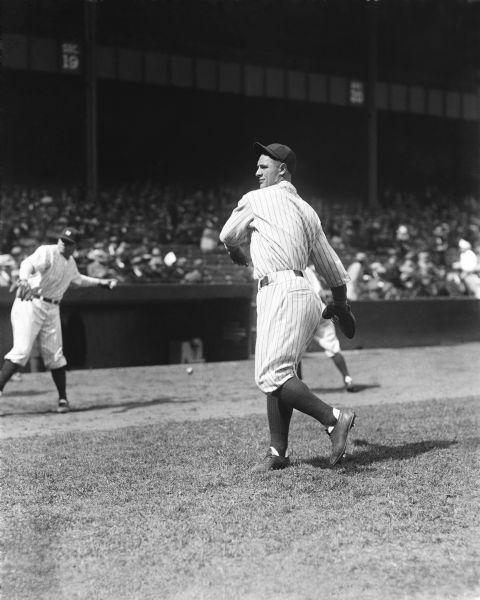 1926 Babe Ruth Lou Gehrig New York Yankees Charles Conlon Original 11" x 14" Photo Hand Developed from Glass Plate Negative & Published (The Sporting News Hologram/MEARS Photo LOA)