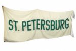 1980s-90s St. Louis Cardinals Busch Stadium Banner Flag 119" x 53" St. Petersburg Minor League Affiliate 