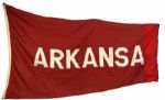 1980s-90s Busch Stadium Banner Flag 104" x 52" Arkansas Cardinals Minor League Affiliate 
