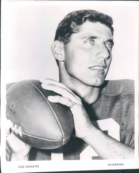 1966-90 Joe Namath New York Jets "TSN Collection Archives" Original Photo (Sporting News Collection Hologram/MEARS Photo LOA) - Lot of 10